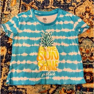Girls Justice pineapple shirt